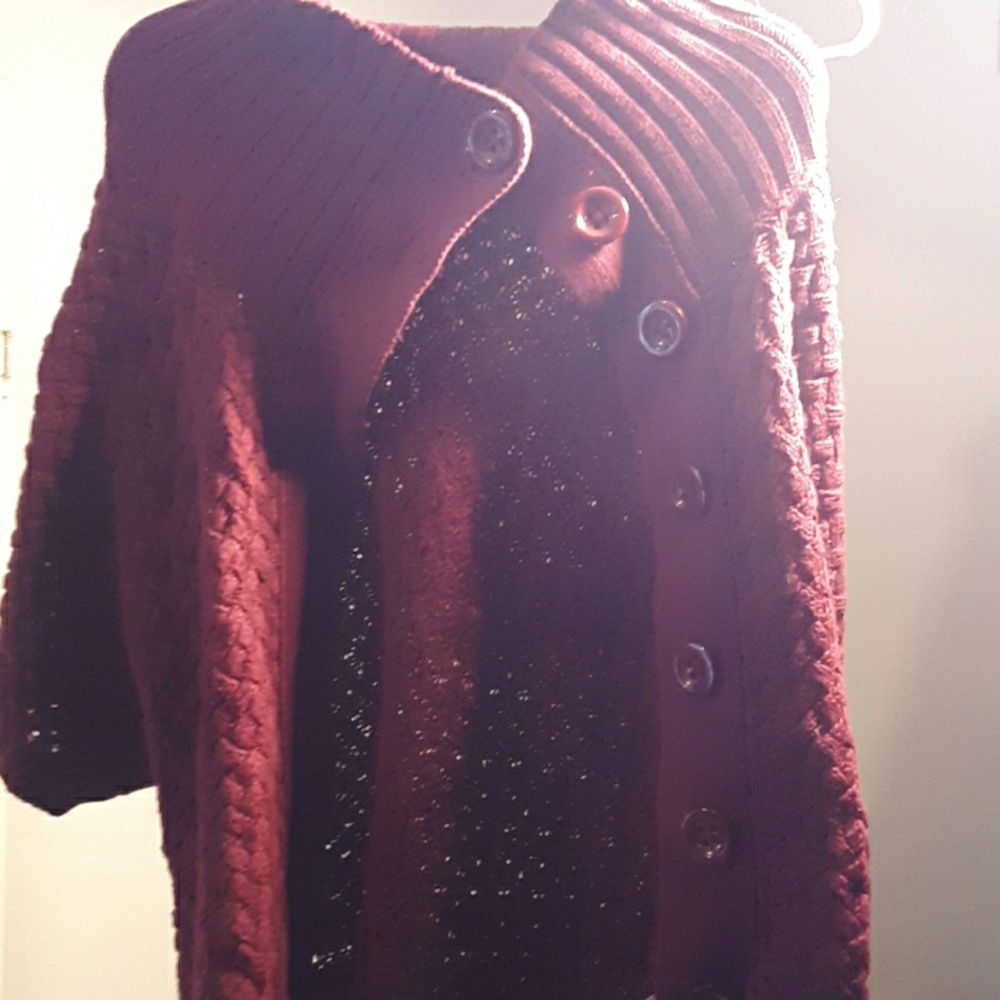 Button up sweater